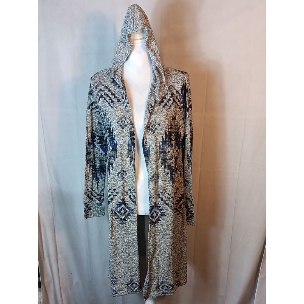 Absolutely Famous Hooded Cardigan Duster